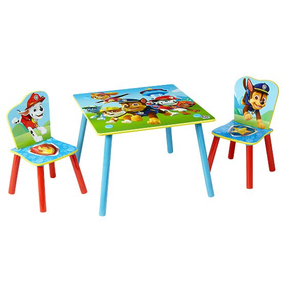 Childlike table with chairs Paw Patrol