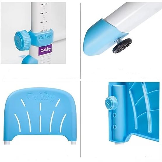 Childlike writing table + chair Cubby Lupine - blue