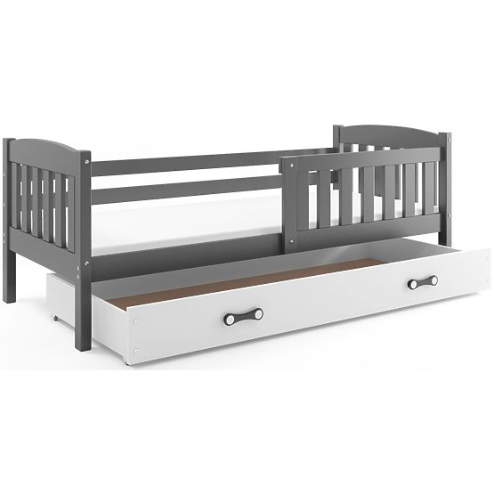 Children bed Exclusive grey - white detail