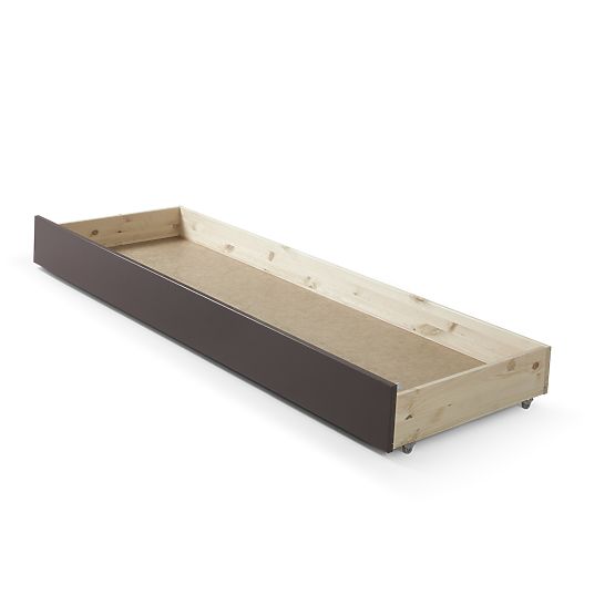 Children convertible bed with back Pino - grey