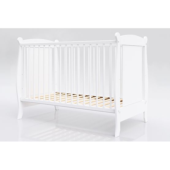 Laura Baby Cot - White