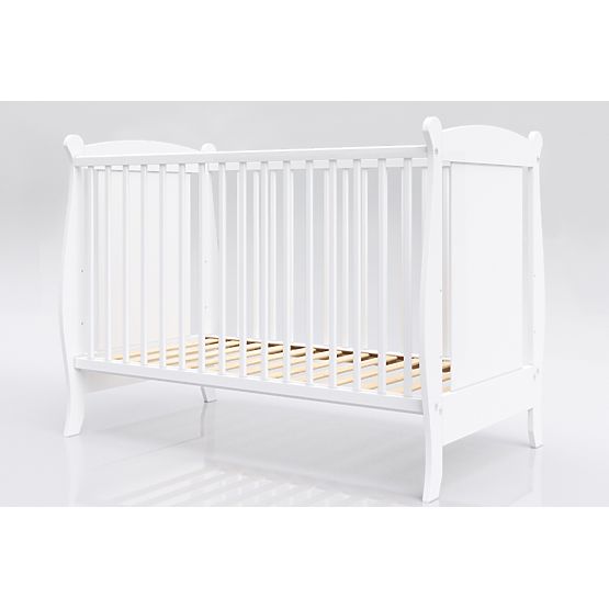 Laura Baby Cot - White