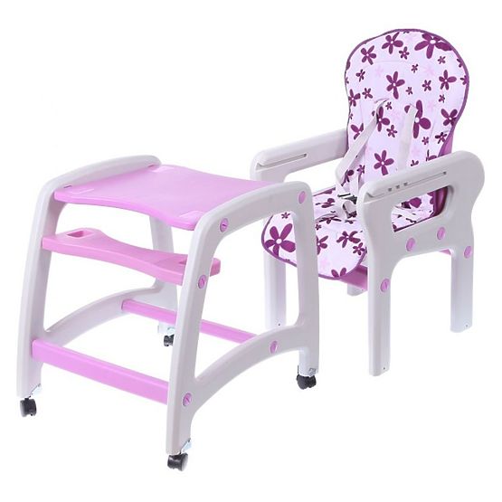 Children dining small chair 2v1 - purple