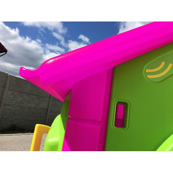 Children garden house with slide