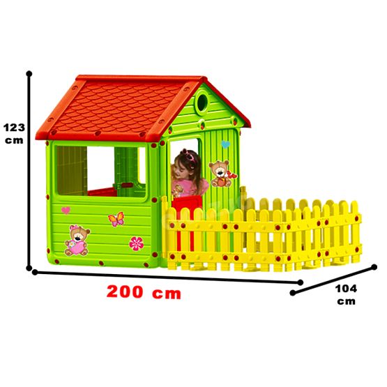 Children garden house with terrace
