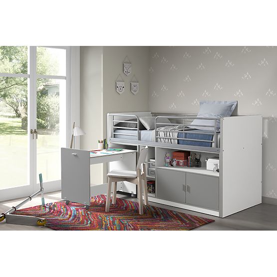 Children multifunctional bed Bonny grey