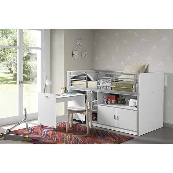 Children multifunctional bed Bonny white