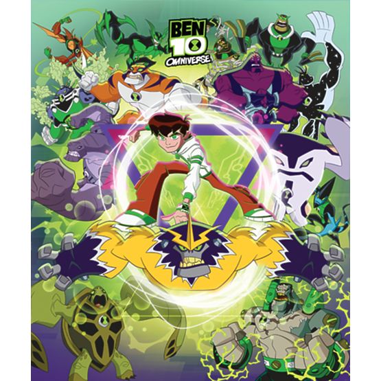 Children's 8-Panel Wall Mural - Ben 10 Omniverse