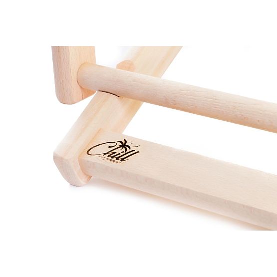 Children's beach chair Flamingos and tropical flowers