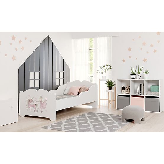 Children's Bed ANNA with Mattress 140x70 Girl with Unicorn