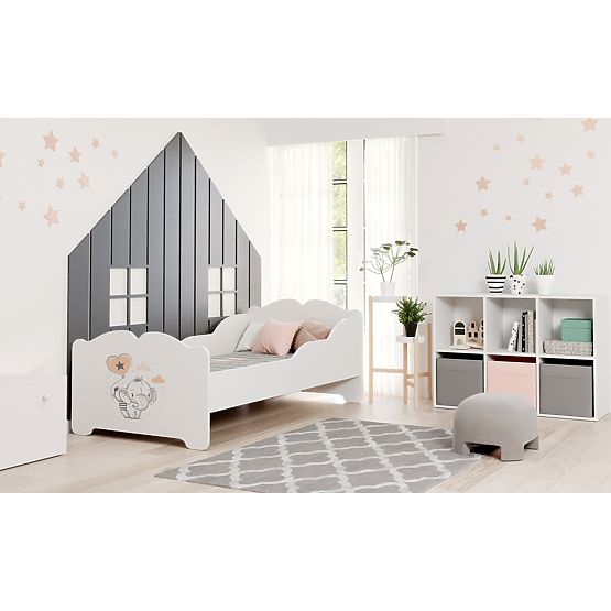 Children's Bed ANNA with Mattress 160x80 Elephant