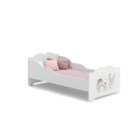 Children's Bed ANNA with Mattress 160x80 Girl with Unicorn