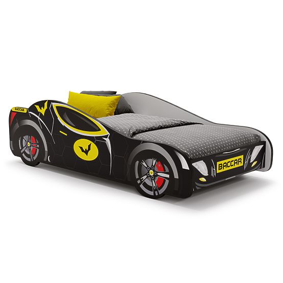 Children's Bed Car Batcar Black 160x80