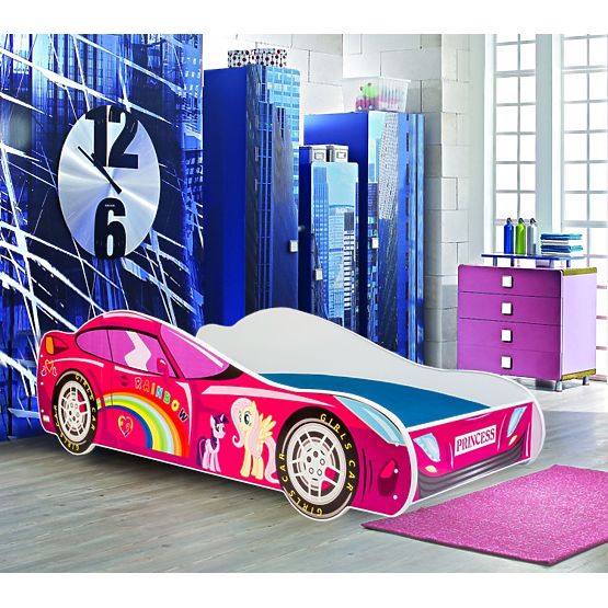 Children's Bed Car Pink Car 160x80