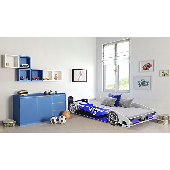 Children's Bed FORMULA Blue 160 x 80 cm