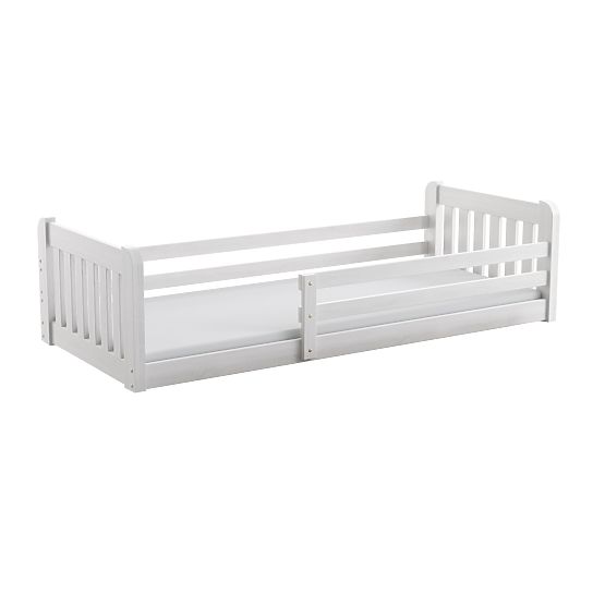 Children's Bed Jerry - White, Low