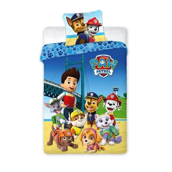 Children's bed linen 135x100 + 60x40 cm Tlapková patrol