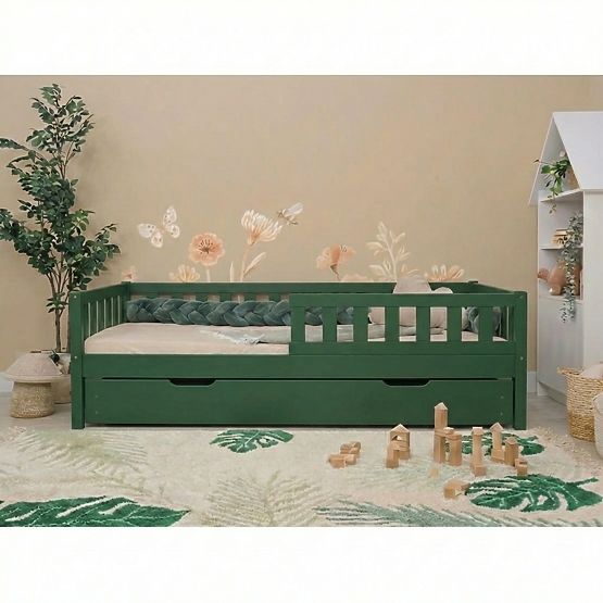 Children's Bed Montessori Ourbaby Meadow Plus - Green