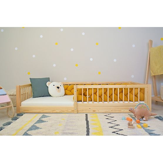 Children's Bed Montessori Woodie Plus - Natural