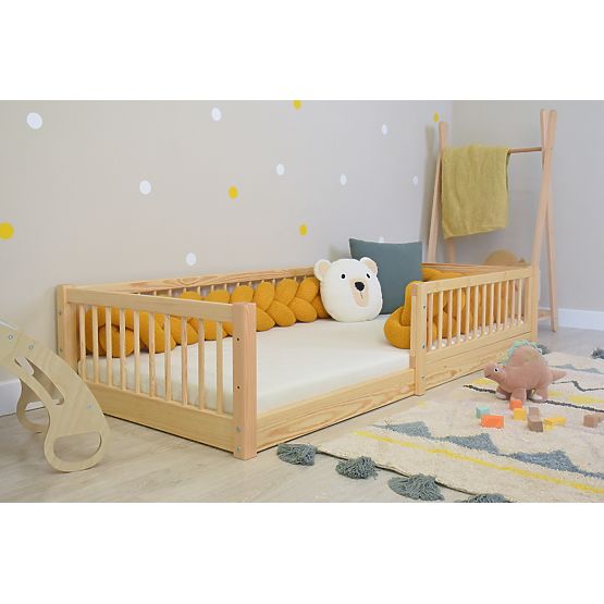 Children's Bed Montessori Woodie Plus - Natural