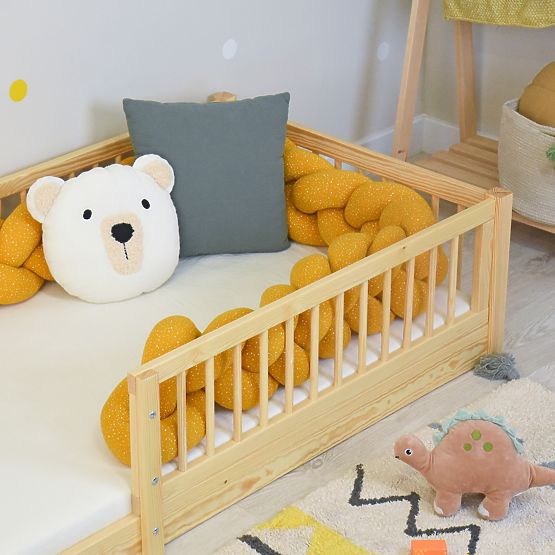 Children's Bed Montessori Woodie Plus - Natural