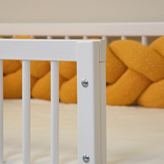 Montessori Children's Bed Woodie Plus - White