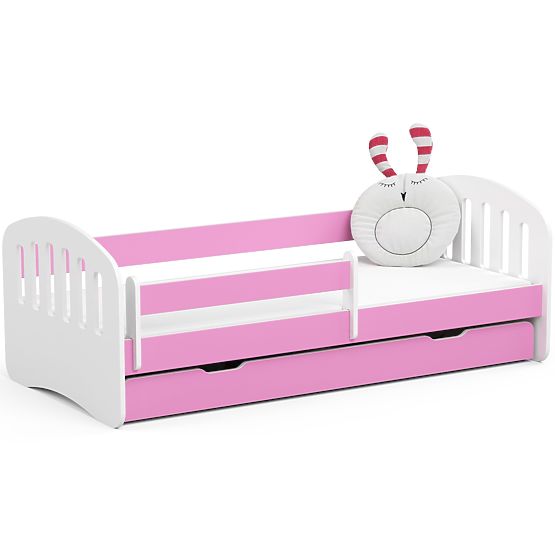 Children's Bed PLAY 180x80 Pink + Mattress
