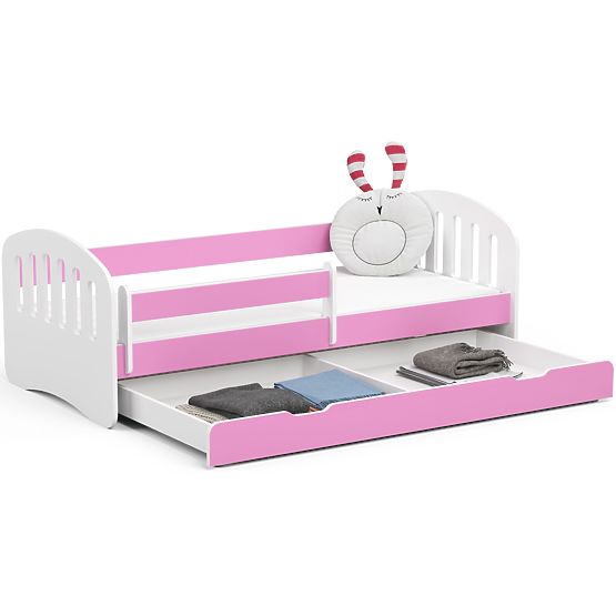 Children's Bed PLAY 180x80 Pink + Mattress