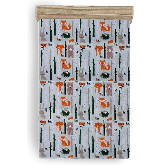 Children's bed sheet Forest