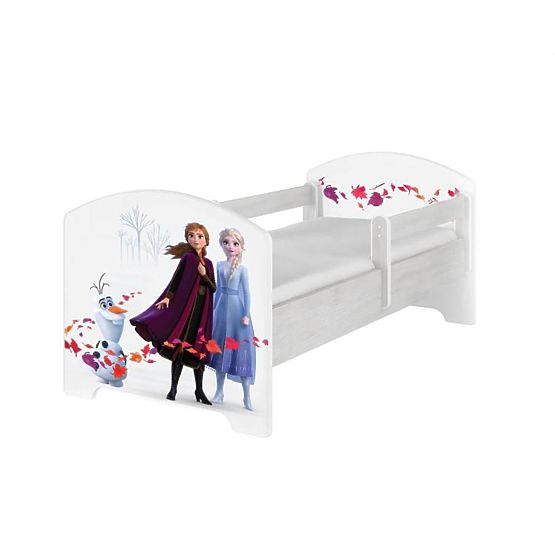 Children's Bed with Guardrail - Frozen 2 - Norwegian Pine Decor