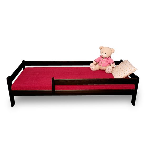 Children's Bed with Safety Rail - Wenge