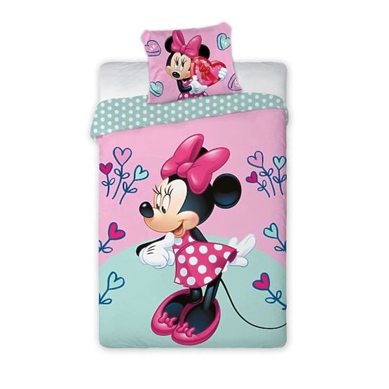 Children's bedding 140x200 cm + 70x90 Minnie Mouse