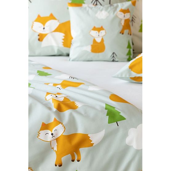 Children's bedding Matějovský 140x200 + 70x90 - Foxes
