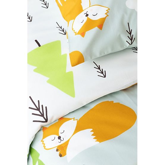 Children's bedding Matějovský 140x200 + 70x90 - Foxes