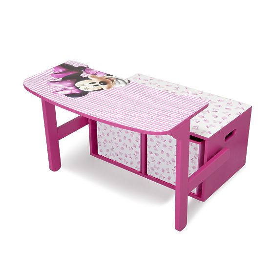 Kids' Bench with Storage Space - Minnie Mouse