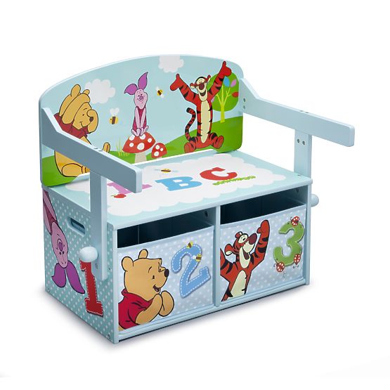 Kids' Bench with Storage Space - Winnie the Pooh