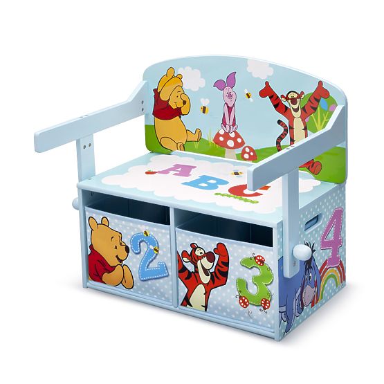 Kids' Bench with Storage Space - Winnie the Pooh