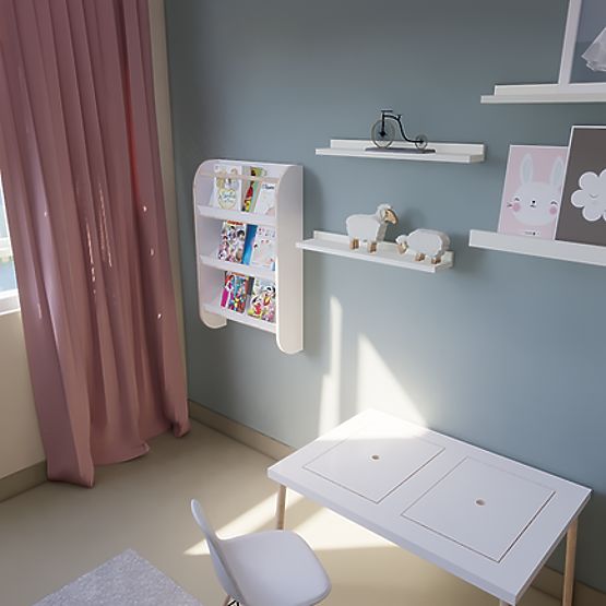 Children's Bookshelf 74.5 x 49 cm - Book Shelf