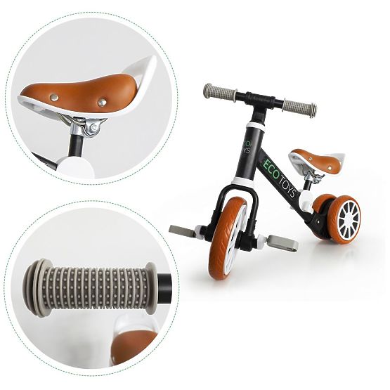 Children's bouncer Rider 2in1 - black