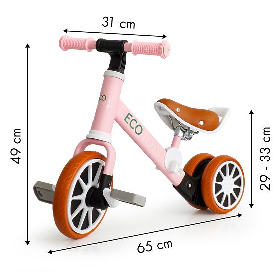 Children's bouncer Sky 2in1 - pink