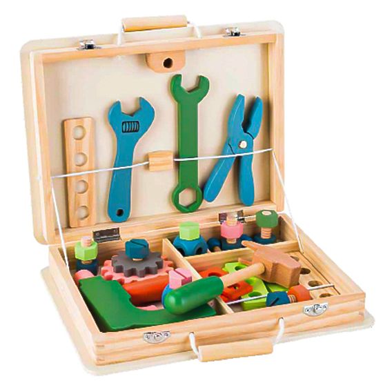 Children's briefcase with tools