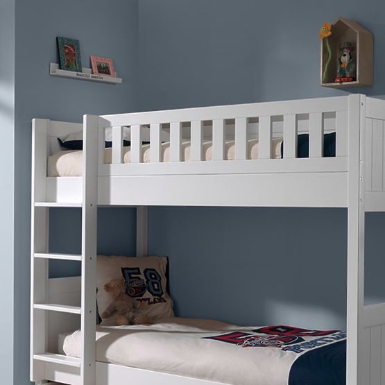 Children's Bunk Bed Lewis - White