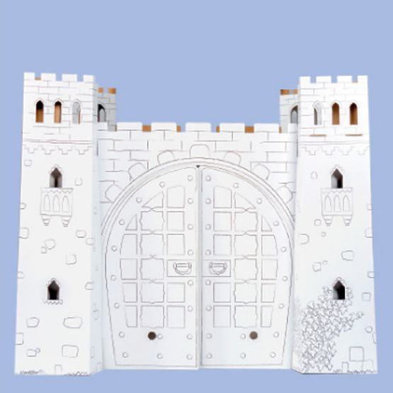 Children's cardboard castle Mystery