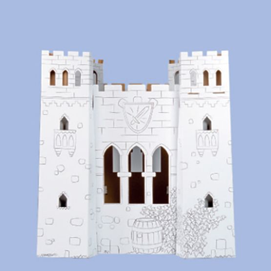 Children's cardboard castle Mystery