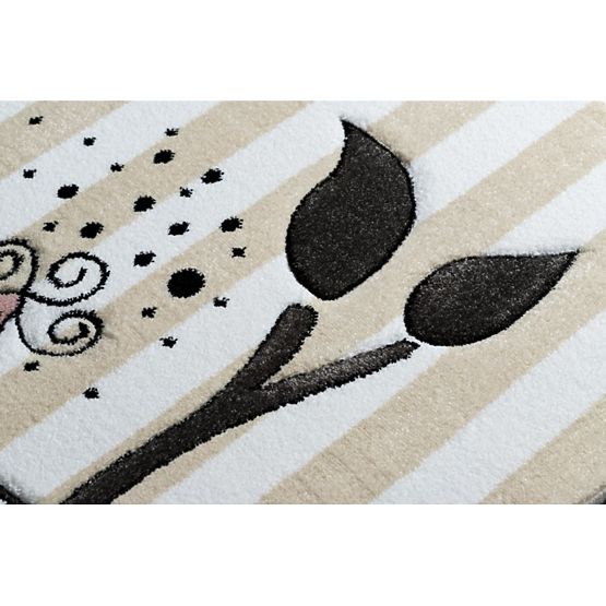 Children's carpet PETIT - Birds - beige-white