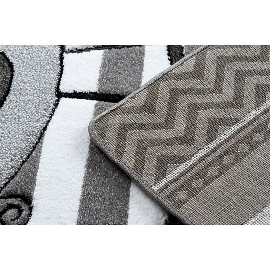 Children's carpet PETIT - Birds - gray-white