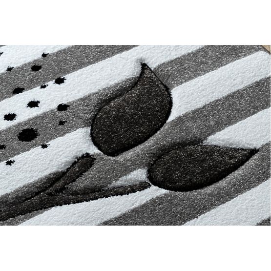 Children's carpet PETIT - Birds - gray-white