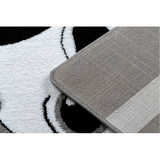 Children's carpet PETIT - Bulldog - gray-white
