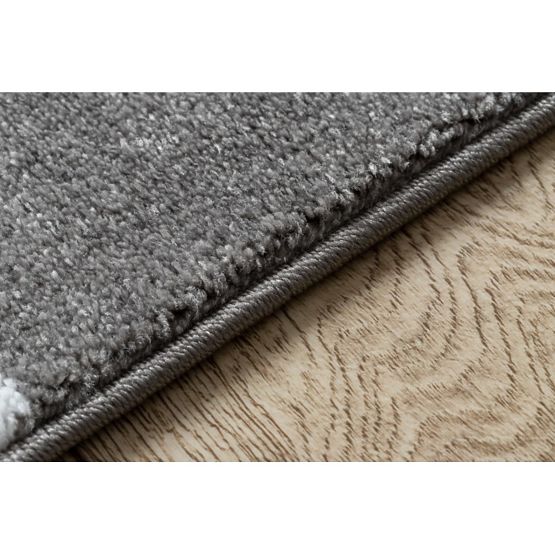 Children's carpet PETIT - Bulldog - gray-white