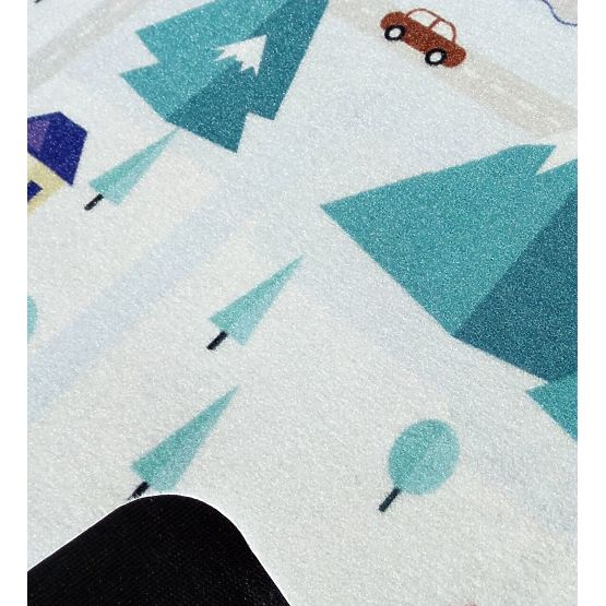 Children's rug We love mountains